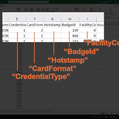 A SaaS product screen with instructional text overlaid.