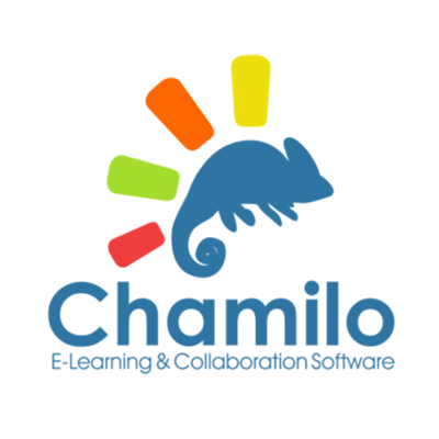 Thumbnail containing the Chamilo lizard logo, and stating the words, E-Learning & Collaboration Software